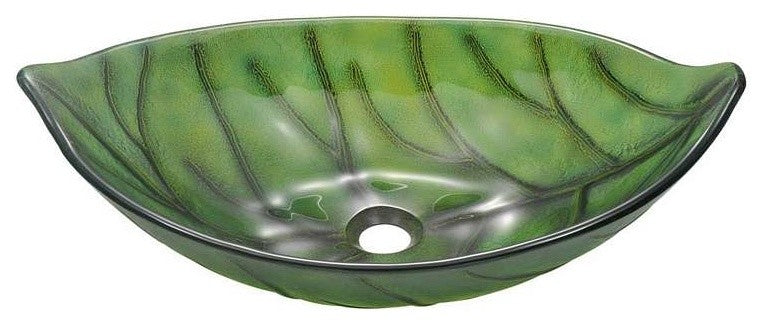 P906 Colored Glass Vessel Sink