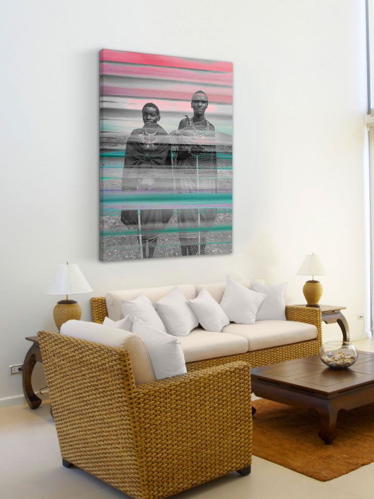 "People of Africa" Print on Canvas, 16"x24"