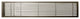 AG20 Series 4"x 42" Left Door Solid Aluminum Fixed Bar, Antique Bronze Finish