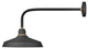 Hinkley Foundry 1-Light Outdoor Wall Mount Lantern, Textured Black
