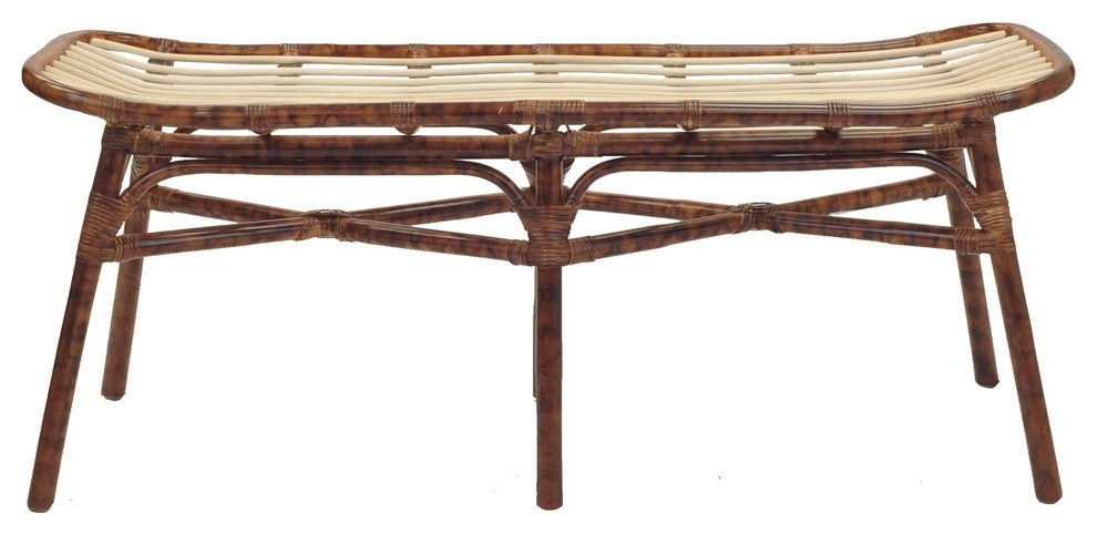 Beyla Rattan Bench