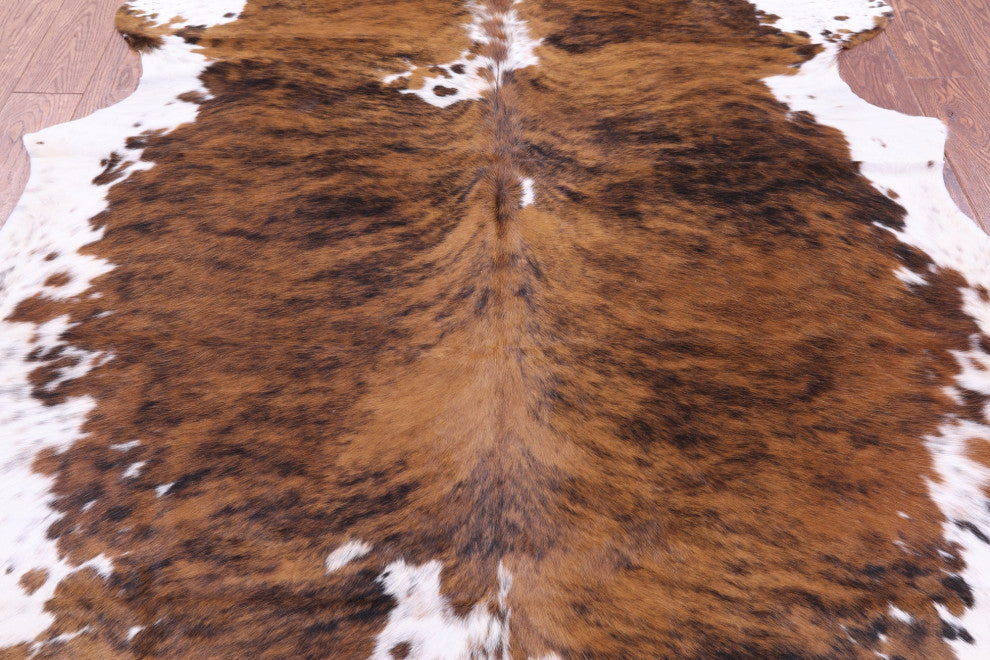 Organic Natural Hair-On Cowhide Area Rug 7' 3" X 6' 2" C1445