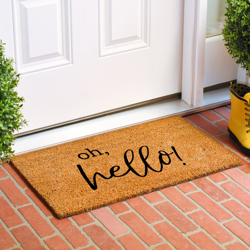 Calloway Mills Oh, hello Doormat, 24" X 36"