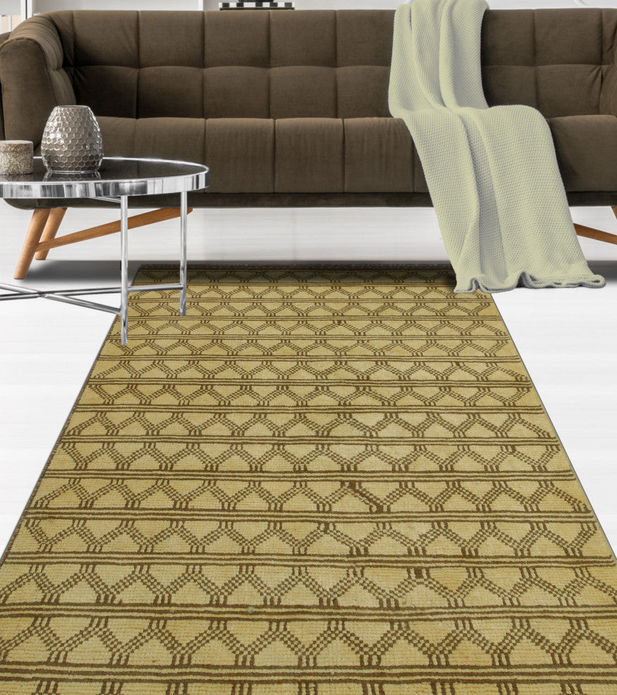 Balochi Silvana Beige/Brown Rug, 3'2x4'10