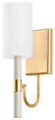 1-Light Wall Sconce, Vintage Gold Leaf