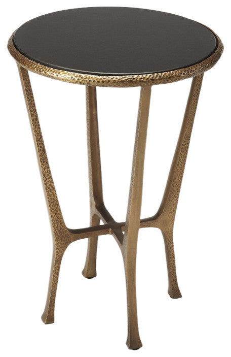 Switlania Marble Accent Table, Black