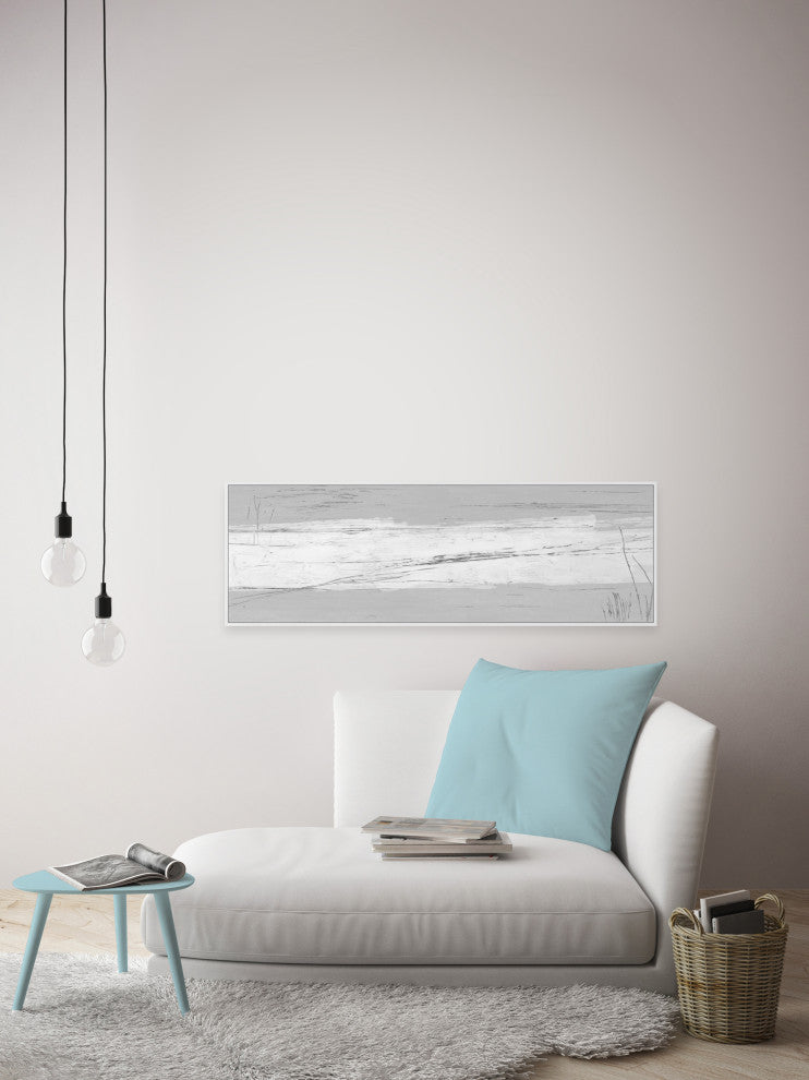 "Deep Thoughts" Floater Framed Painting Print on Canvas, 30x10