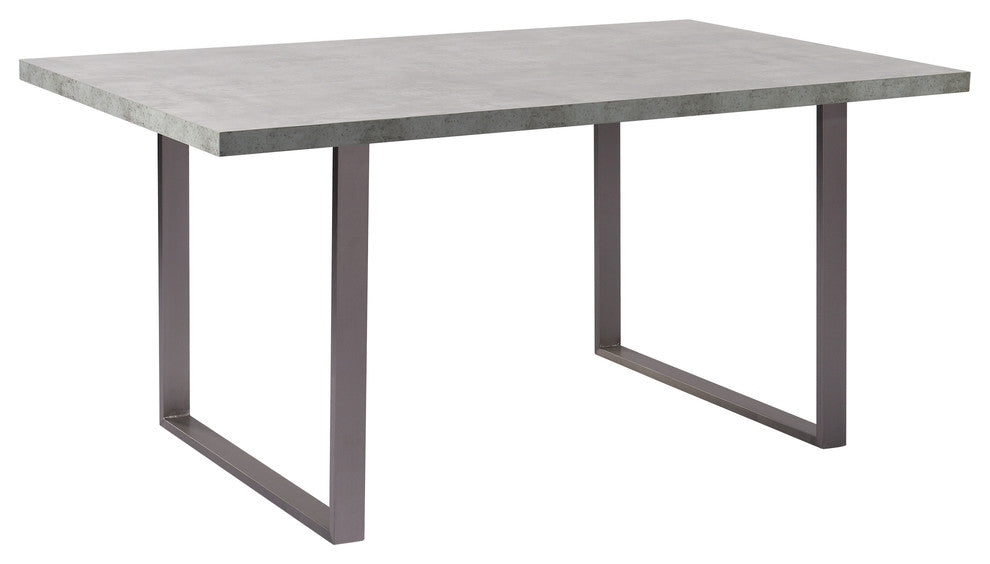 Fenton Dining Table With Cement Gray Top