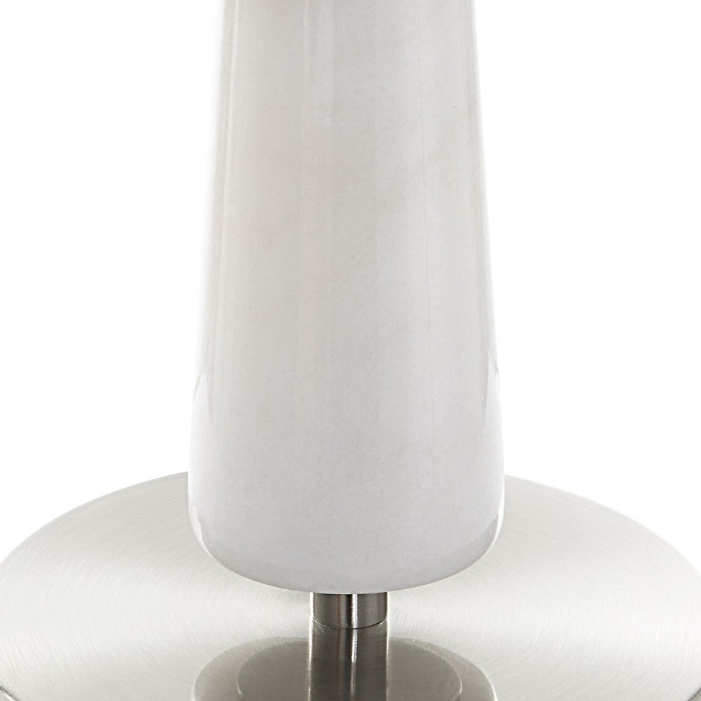 Uttermost Hourglass White Table Lamp 30064