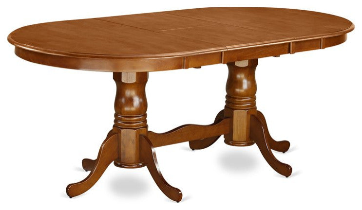 Plna9-Sbr-W, 9-Piece Dining Room Set, Dining Table and 8 Kitchen Dining Chairs