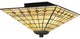 Quoizel TF5628MBK 2-Light Flush Mount, Tiffany
