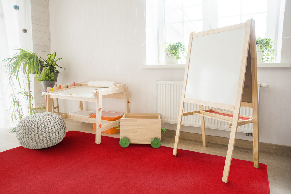 Kid Essentials Rug, Endurance, Red, 12'x8'