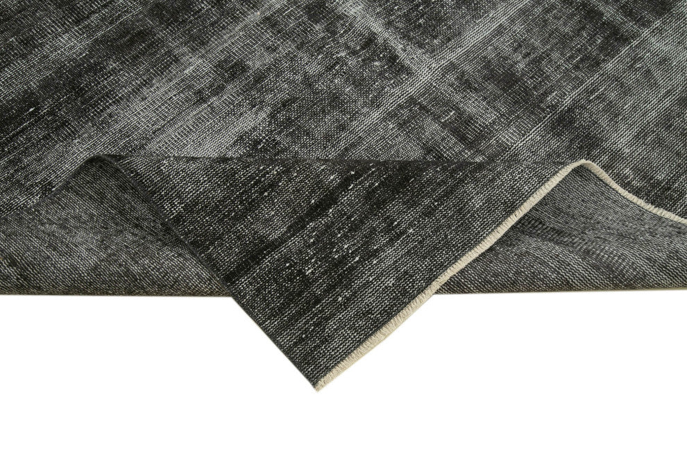 Rug N Carpet - Hand-knotted Anatolian 5' 9" x 9' 1" Vintage Overdyed Area Rug
