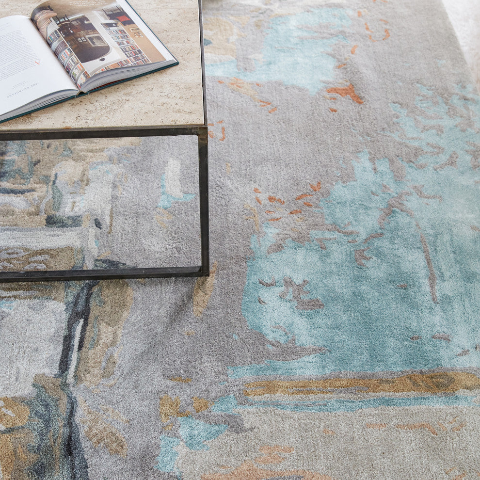 Jaipur Living Luella Handmade Gray/Blush Rug, 2'x3'