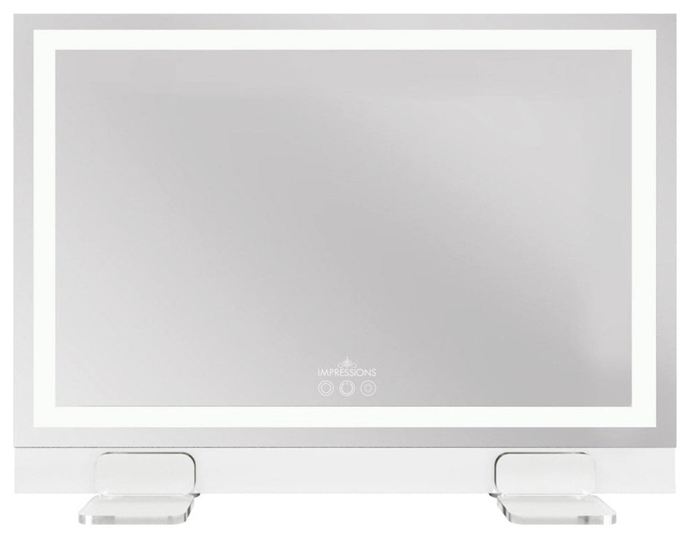 Glamour Tri Tone Wide LED Makeup Mirror With Light