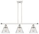 Innovations 916-3I-WPC-G44-LED 3-Light Island Light, White, Polished Chrome
