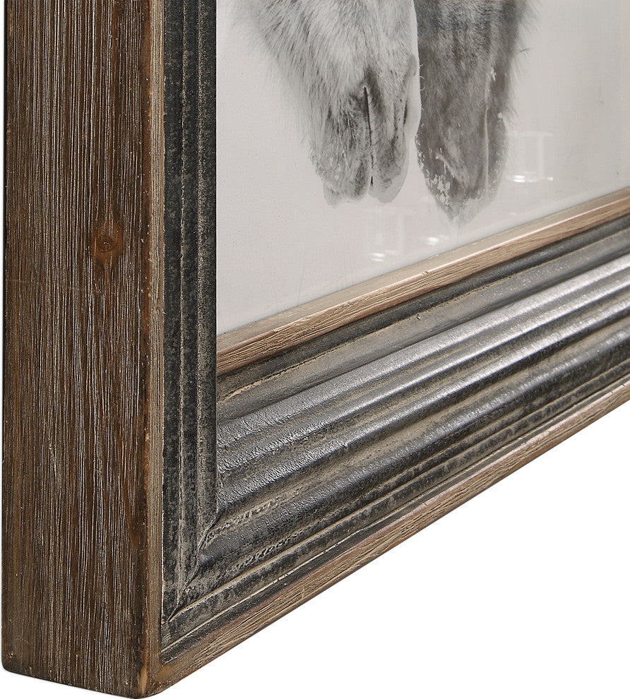 New Uttermost Custom Black And White Horses Print