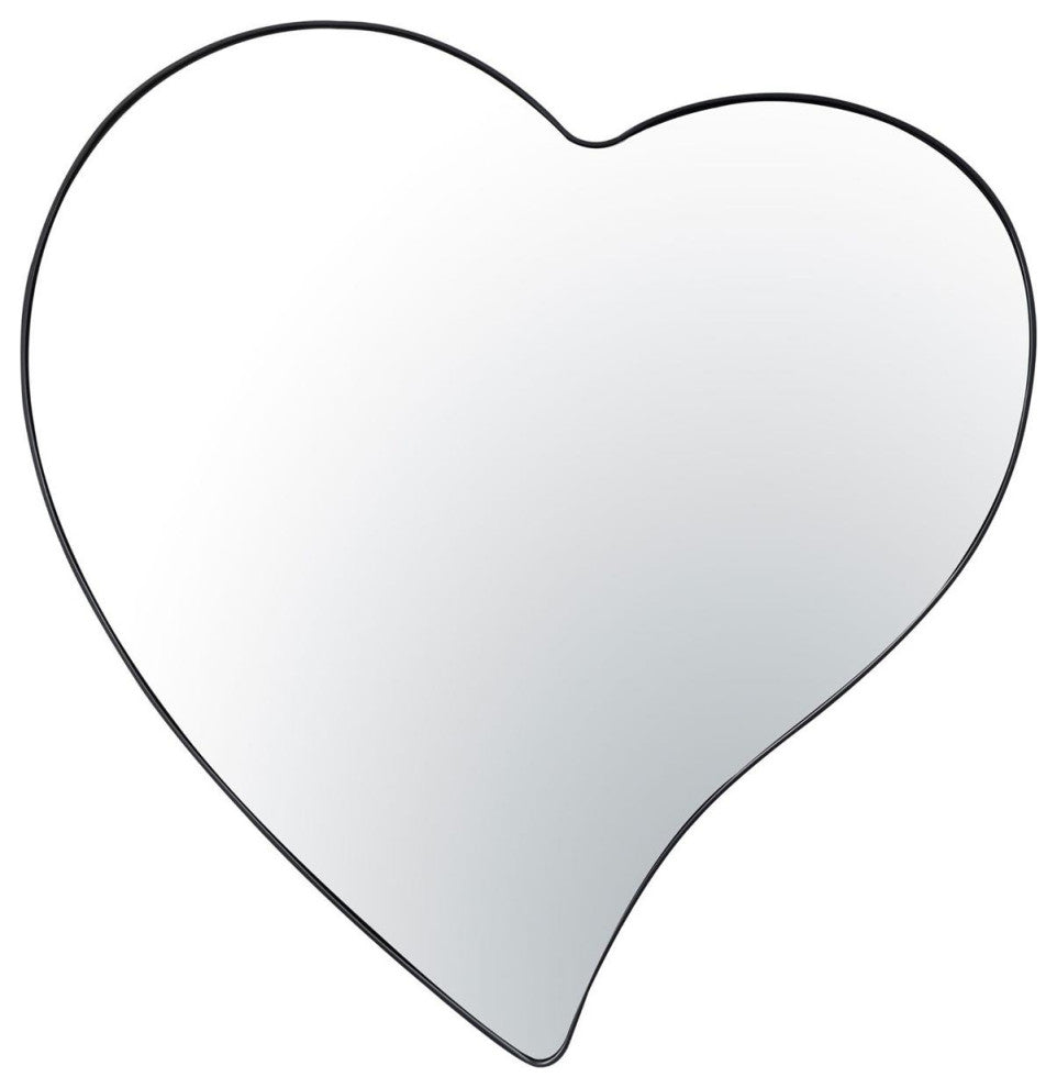 Who Do Ya'' Love Wall Mirror, Black
