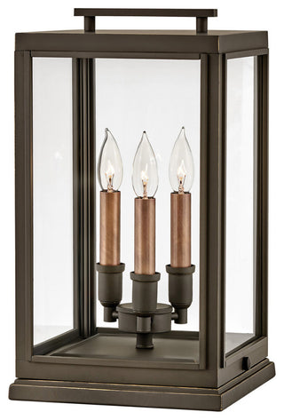 Hinkley Sutcliffe Medium Pier Mount Lantern, Oil Rubbed Bronze