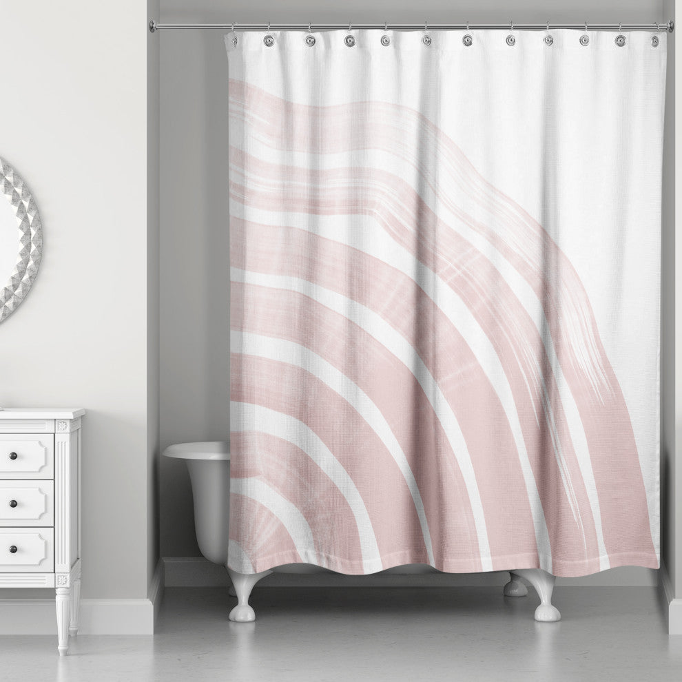Pink Arch 71x74 Shower Curtain