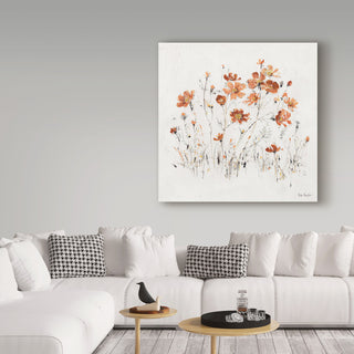 Lisa Audit 'Wildflowers II Orange' Canvas Art, 24"x24"
