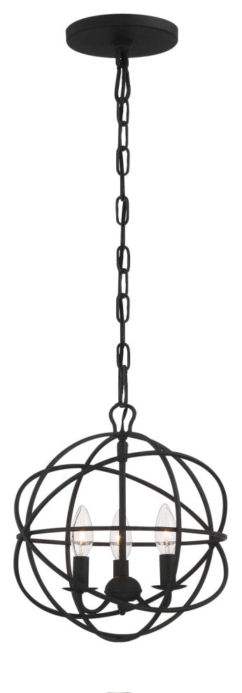 Elight 3 Light  Bronze Mini Chandelier