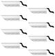 Ornate Cornice White Urethane Williamstown Design 8 Pieces Totaling 752" Length