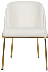 Jagger Upholstered Dining Chair, White, Set of 2