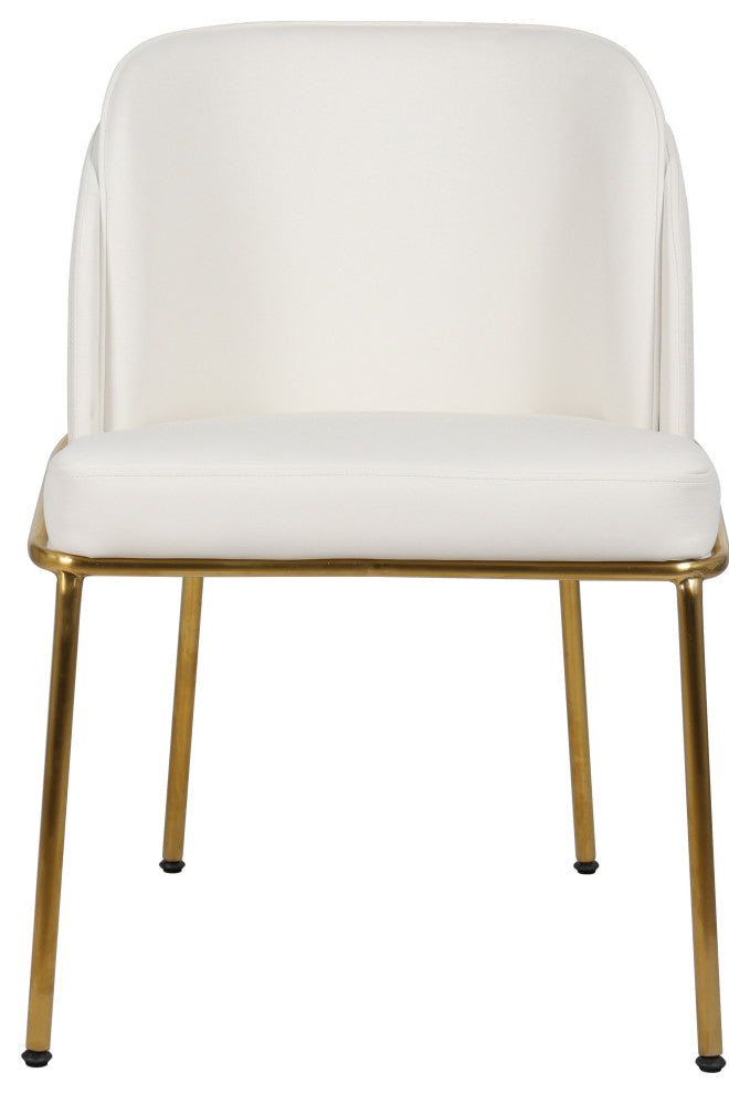 Jagger Upholstered Dining Chair, White, Set of 2