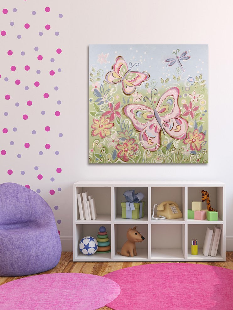 Marmont Hill, "Springtime Fantasy" by Reesa Qualia on Wrapped Canvas, 24x24