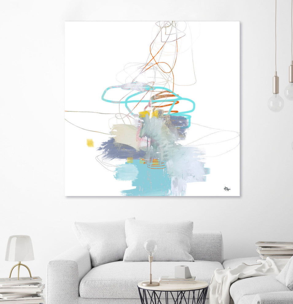 Loving Life V - 84 x 84 by Lisa Ridgers