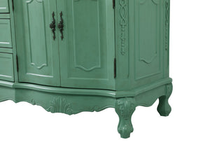 Bathroom Vanity, Vintage Mint, 72", Double Sink