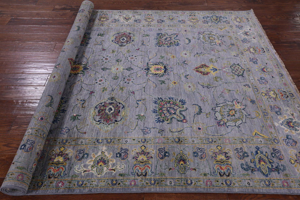 5' 10" X 8' 0" Hand Knotted Persian Tabriz Wool Rug Q8248