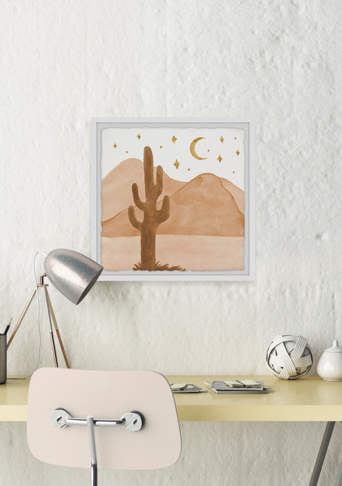"Thirst for Adventure" Framed Painting Print, 32x32
