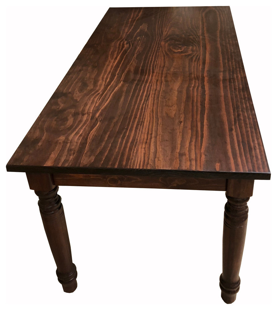 Red Mahogany English Smooth Top Table, 42