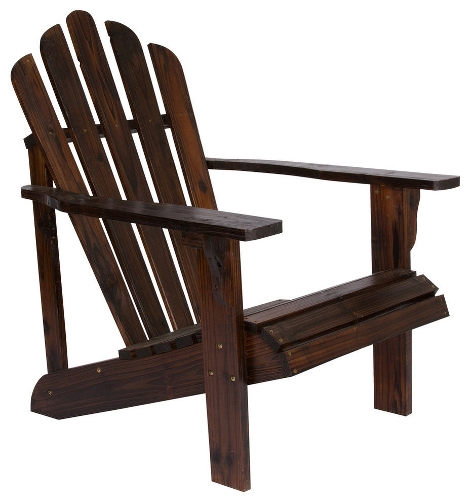 Westport Adirondack Chair, Burnt Brown