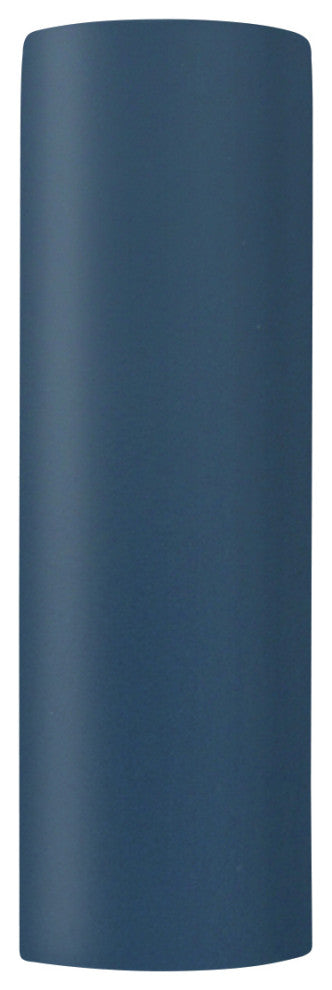 Ambiance Tube Wall Sconce, Closed, Midnight Sky, Matte White, E26