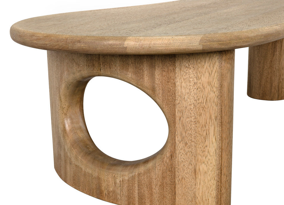 Noir Furniture - Harvey Coffee Table in Washed Walnut - GTAB1124WAW