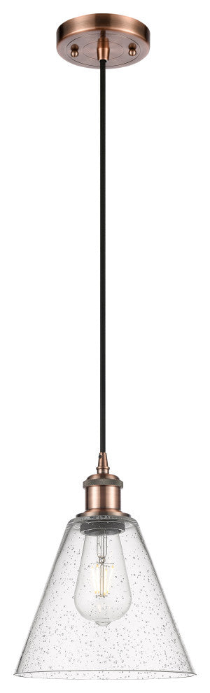 Innovations 516-1P-AC-GBC-84-LED 1 Light Mini Pendant, Antique Copper