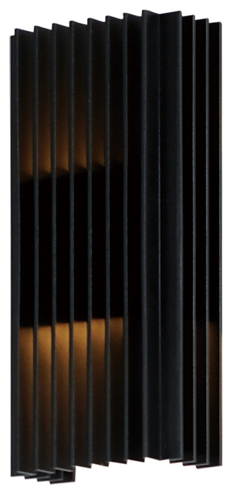 ET2 E30114 Rampart 12" Tall LED Outdoor Wall Sconce - Black