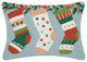 Merry Stockings Hook Pillow