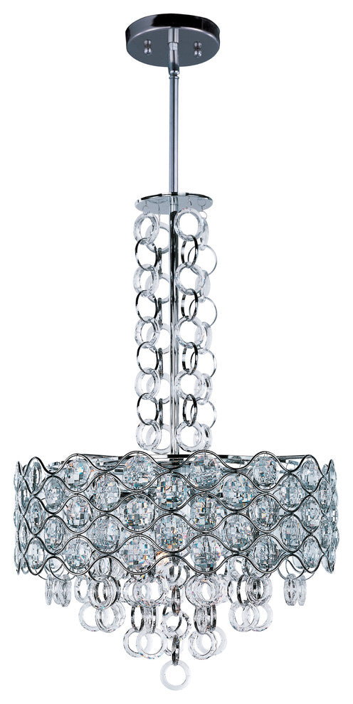 Cirque 8-Light Pendant, Polished Chrome