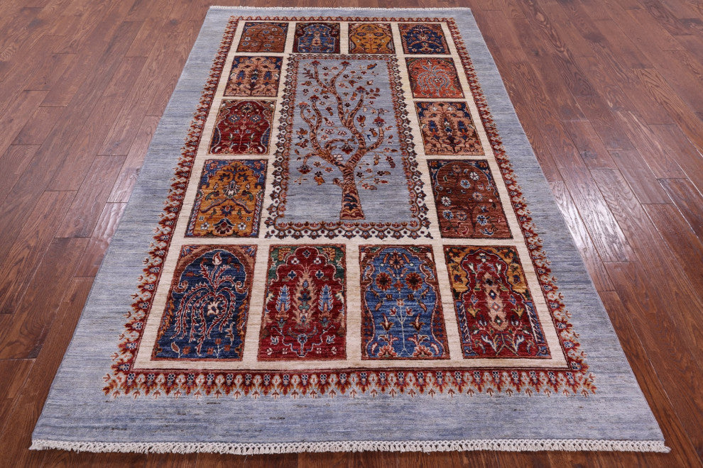 5' 4" X 8' 5" Persian Hand-Knotted Wool Rug - Q12915