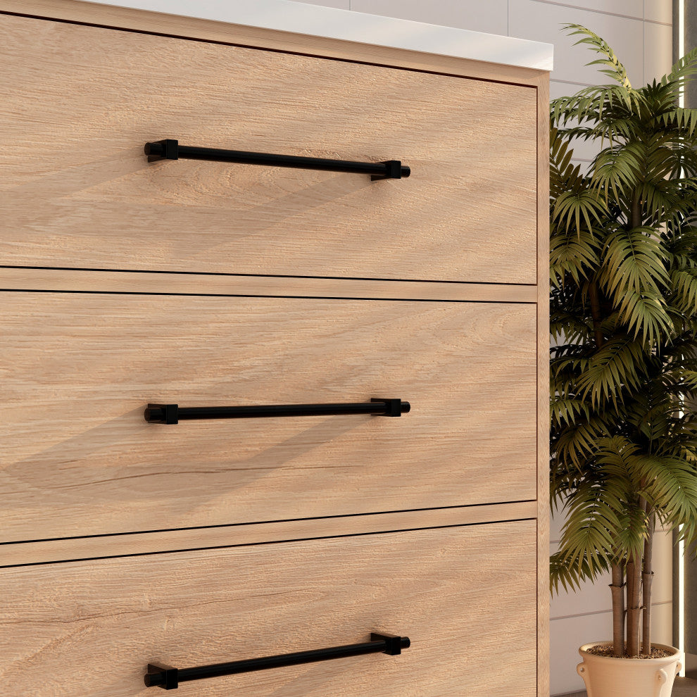 Victoria 30" Solid Wood Bath Vanity, Red Oak