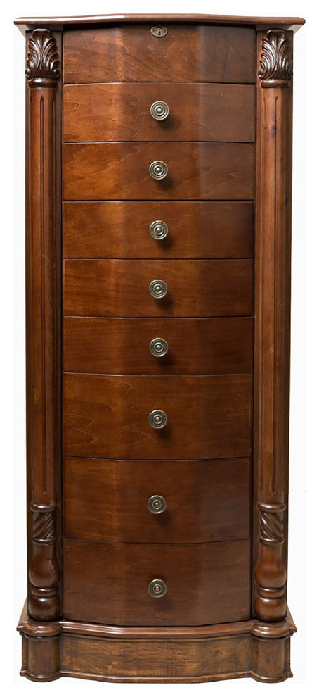 Elizabeth Jewelry Armoire, Walnut