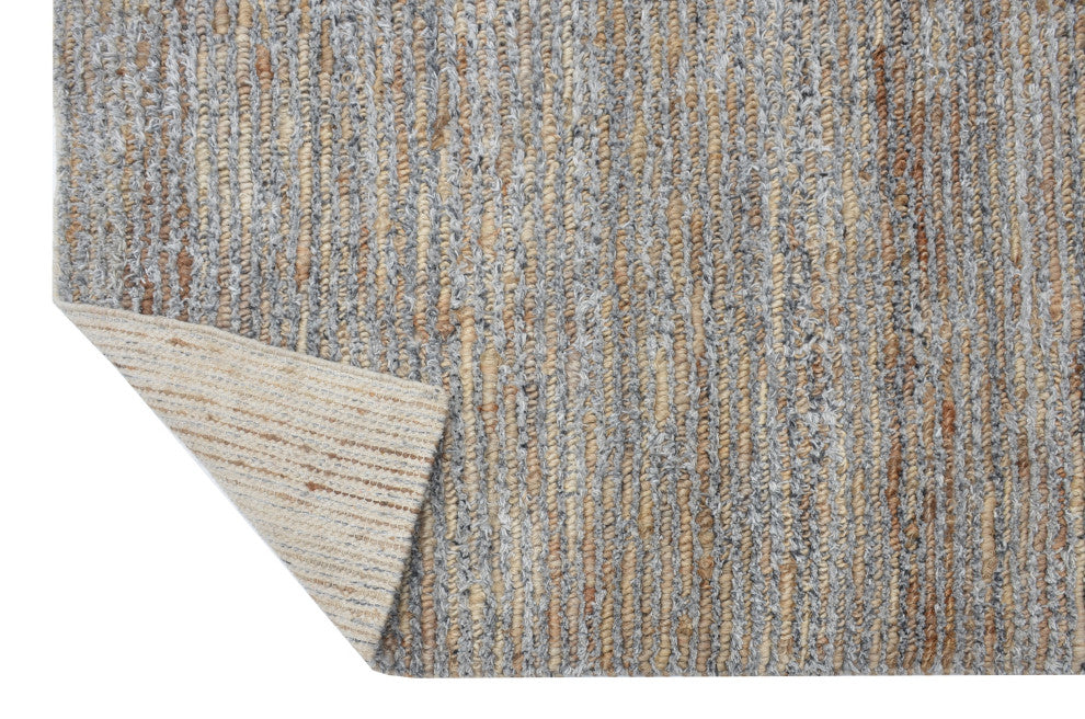 Kauai Horizon Area Rug, Silver/Natural, 6' X 9'