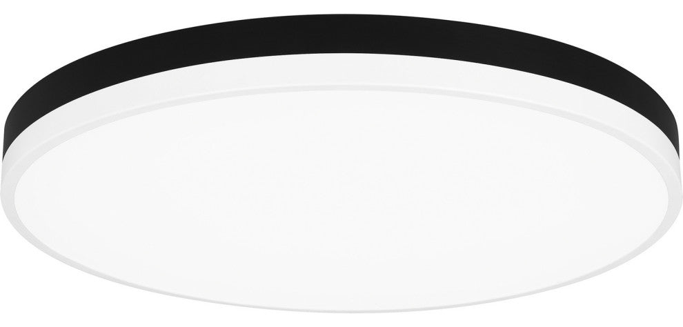 Quoizel WLN1620MBKW LED Flush Mount, Weldin
