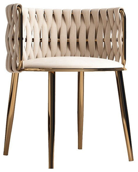 Light Luxury Nordic Single Sofa Chair, White