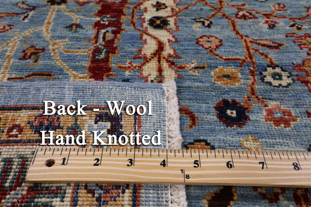 5' 0" X 6' 5" Persian Ziegler Handmade Wool Rug Q7453