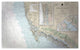 Betsy Drake Naples - Chatham River to Clam Pass, FL Nautical Map Door Mat 30x50